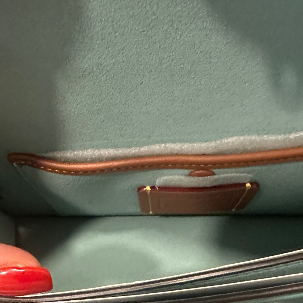 Coach GLV Juno Aquamarine Crossbody/Shoulder/Top Handle Bag - Picture 10 of 14